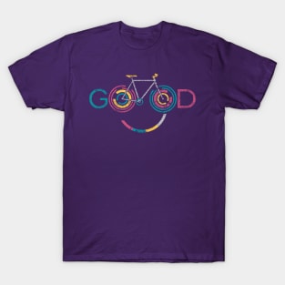 Cool Tees Good Smile Bike Cyclist T-Shirt